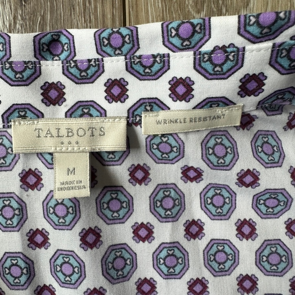 #7) Talbots Wrinkle Resistant button down shirt s… - image 2